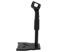 LALADEFIEE Live Microphone Stand Telescopic Adjustable Tabletop Metal Mic Holder for Streaming and Live Broadcast Portable Desktop Mic Stand