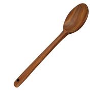 LALADEFIEE Long Handle Teak Wooden Spoon and Soup Ladle, Food-Safe Kitchen Cooking Scoop for Dining and Shopping Mall Use