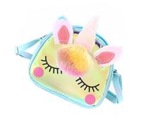 LALADEFIEE Lovely Iridescent Unicorn Crossbody Bag with Holographic Design for Shoulder Purse with Reasonable Capacity for Phone and Snacks Stylish Daily Travel Accessory