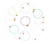 LALADEFIEE Lyre Harp Strings Replacement Set Carbon Material 15pcs Musical Instrument Accessories Lightweight and Not Easy to Deform Random Color Suitable for Beginners and Professionals