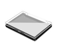 LALADEFIEE Magnetic Eyeshadow Palette Empty, Lid Makeup Tray Secure Bottom, for Depotting and Organizing Eyeshadow Pans, for Travel and Home