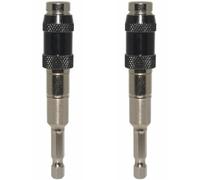 LALADEFIEE Magnetic Pivot Drill Bit Holder 2Pcs Flexible Extension Rod for Screwdrivers and Power Drills High Strength and Durability