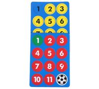 LALADEFIEE Magnetic Soccer Coaching Board Pieces Set Round PC Magnets for Precise Positioning and Flexible Replacement on Magnetic Or Metal Surfaces, for Teams Training Layout
