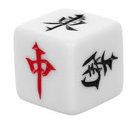 LALADEFIEE Mahjong Dice Set White Plastic Small Dice for Mahjong Game Accessories Board Game Party Favor Southeast Northwest East Direction Markers