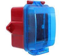 LALADEFIEE Manual Alarm Button Cover Protective Guard for Fire Emergency Stop Switch Compatible with System Sensor Sap-mfs Full Coverage Call Point Button Shield Easy Installation