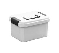 LALADEFIEE Medicine Storage Box First Aid Multi-Purpose Household Organizer Large Capacity Portable White with Handle Suitable for Home Use