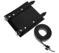 LALADEFIEE Medieval Sword Waist Belt with PU Leather Frog Protector for Renaissance Costume Cosplay Stage Performance Accessory for Vikings and Knights