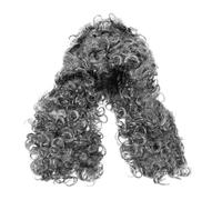 LALADEFIEE Men Wig Fringe Grey Mens Wig for Judge Lawyer Cosplay Stage Performances Party Costumes