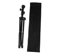 LALADEFIEE Metal Dumb Drum Stand with Wide Spaced Legs for Enhanced Bearing Capacity Beginner Practice Instrument Rack for Silent Drum Holding Black