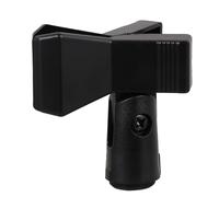 LALADEFIEE Microphone Clip Holder 3PCS Plastic with 3/8 Inch Adapter Crocodile Clip for Microphones Live Performance