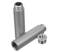 LALADEFIEE Microphone Extension Tube and Sturdy Aluminum Alloy Mic Stand Adapter Kit with 5/8-27 Male to Female Thread for Live Streaming and Singing, Extend the Length of Mic Stand
