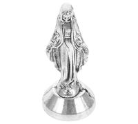 LALADEFIEE Mini Catholic Blessed Mother Figurine Small Lady of Grace Statue Religious Sculpture for Church Altar and Home Decoration