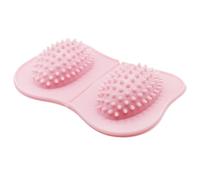 LALADEFIEE Mini Foot Massager for Plantar Relief Practical Massage Tool for Women Men Compact Arch-Fitting Design for Joint and Muscle Relaxation Pink