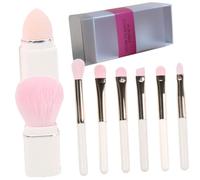LALADEFIEE Mini Portable Makeup Brush Set Cosmetics Brush Kit for Women for Daily Use Travel