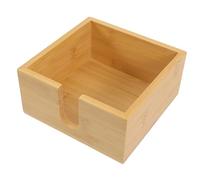 LALADEFIEE Modern Wooden Napkin Holder Thickened Reusable Cocktail Napkin Tray for Dining Tabletop Compact Space-Saving Design Practical Serviette Organizer and Decorative Storage