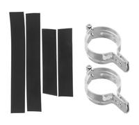 LALADEFIEE Motorcycle Turn Signal Light Mount Bracket Pair Wear Resistant, Adjustable Angles, Silver, Iron, 2pcs, for Motorcycle Indicator Light Positioning