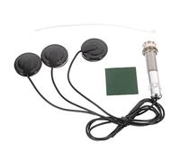 LALADEFIEE Multi-functional Guitar Pickup Piezo Transducer Eq, No Punching, Plug and Play Design, Black Plastic Material Adhesive Sticker, Suitable for Acoustic, Classical Guitars