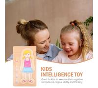 LALADEFIEE Multi-layer Body Structure Puzzle for Educational Intelligence Development Cognitive Jigsaw Hand-eye Coordination Early Learning Game Cartoon Design for Boys