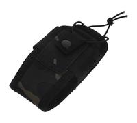 LALADEFIEE Multifunctional Waist Bag for Walky Talkies and Phones with Molle System, Nylon Material, Attachable and Detachable from Waist Belt, for Walking and Biking Outdoors