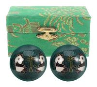 LALADEFIEE Muscle Relief Metal Hand Massage Balls 2Pcs for Hand Exercise and Stress Reduction Portable Tool for Arthritis