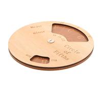 LALADEFIEE Music Learning Tools Wooden Melody Chord Wheel Guitar Chord Progressions Trainer Circle of Fifths for Beginner Players Assisted Learning Aid