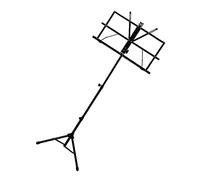LALADEFIEE Music Stand Tripod Sheet Holder Portable for Home Practice Live Performance
