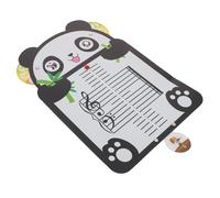 LALADEFIEE Musical Note Card for Beginners Portable Music Notation Board with Adorable Panda Design Rhythm Training Flash Card for Home School Classroom Music Theory Practice