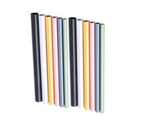 LALADEFIEE Nail Art Tips Shaping Tube C Curve Rods 12pcs Metal Manicure Tools Set for UV Gel Nails Portable for Women