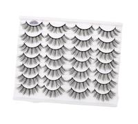 LALADEFIEE Natural False Eyelashes Manual Polishing Curling Eyelashes for Makeup Supplies Create Natural Look for Everyday Use