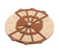 LALADEFIEE Natural Wooden Circle of Fifths Guitar Training Tool for Beginners and Adults Portable Chord Practice Wheel for Music Theory Scale Progression Ear Training and Songwriting Aid