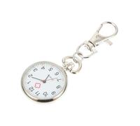 LALADEFIEE Nurse Pocket Watch with Big Numbers and Hanging Clip, Stainless Steel Fob Watch for Children and Students, Portable Digital Analog Pendant Suitable for Exams and Medical Use