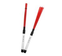 LALADEFIEE Nylon Jazz Drum Brushes with Comfortable Handle for Snare and Acoustic Drumming Percussion Equipment Music Instrument Accessories for Versatile Sound and Precision
