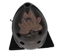 LALADEFIEE Ocarina Boys and Girls Musical Instrument Vintage Pottery Smokey Ocarina for Beginners