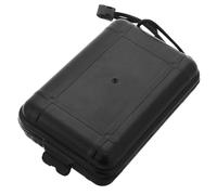 LALADEFIEE Outdoor Archery Arrowhead Organizer Box Medium Size Plastic Storage Case with Lid for 9 Small Arrows Portable Multi-Slot Arrowhead Holder Compact Container for Hunting and Target