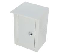 LALADEFIEE Outdoor Metal Junction Box with Lid Waterproof Wall Mounted Electrical Distribution Cabinet 250x300x160mm Weatherproof Outdoor Socket Wiring Box for Electrical Control and Power