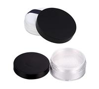 LALADEFIEE Packing Box for Loose Powder Containers Reusable Makeup Powder Box Compartments for Loose Face Storage and Puff Organization