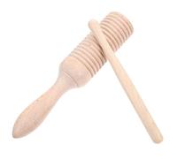 LALADEFIEE Percussion Wooden Guiro for Musical Instrument Early Educational Develop Rhythm Intelligence for Little Hands