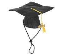 LALADEFIEE Pet Graduation Caps for Dogs and Cats with Tassel Comfortable Cloth Dog Graduation Hat Suitable for Party Dress