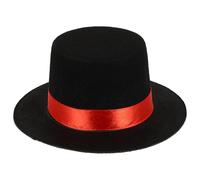 LALADEFIEE Pet Magician Hat Comfortable Lightweight 4.3 Inch Non-Woven Fabric Top Hat for Cats and Dogs Pet Beauty Contest and Birthday Party