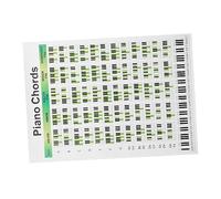 LALADEFIEE Piano Chord Learning Chart for Beginners, Copperplate Paper Practice Diagram Finger Position Guide, Educational Piano Chord Reference for Music Students and Teachers in Uk