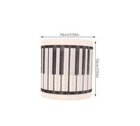 LALADEFIEE Piano Printed Toilet Paper 5 Rolls Soft Bathroom Tissue Paper Creative Music Keyboard Design Decorative Bath Tissue for Home and Party Use