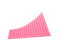 LALADEFIEE Pink Plastic Pan Flute for Beginners Sound Quality and Easy to Learn Features, Lightweight Abs Material Traditional Pan Pipes Instrument for School Concerts and Teaching