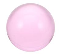 LALADEFIEE Pink Resin Juggling Ball for Adults and Beginners Featherlight Transparent Sphere for Contact Juggling Acrobatic Art Circus Shows Street Performances and Party Props