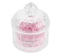 LALADEFIEE Pink round Face Powder Puff Set with Washable Sponge Applicator and Dusting Case, Soft Makeup Cushion Puff for Loose Powder Application on Face and Body