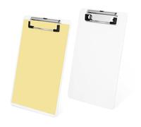 LALADEFIEE Plastic Clip Boards Portable Non-Skid Design for School 2pcs Easy to Carry and Open, Useful Writing Boards for Students for Classroom and Office Use