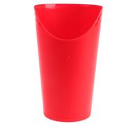 LALADEFIEE Plastic Dysphagia Cup Nose Cut Out Unbreakable Large Capacity Portable Nursing Cup for Elderly and Disabled Adults Red