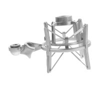 LALADEFIEE Plastic Microphone Shock Mount for Recording Shock Mount Compatible Condenser Microphone Featuring Mic Holder Design for Mic Stand Adapters and Use in Recording Studios