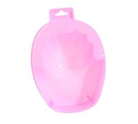 LALADEFIEE Plastic Nail Soak off Bowl Nail Art Bowl Manicure Tools Care Rectangular for Professional Home Use
