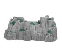 LALADEFIEE Plastic Train Tunnel for Railway Scene Building Rounded Smooth Surface Indoor Outdoor Play Tunnel Model Lightweight Pretend Cave Accessory for Backyard Garden Playground