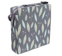 LALADEFIEE Polyester Chair Booster Cushion with Adjustable Straps Portable High Chair Seat Pad for Years Old Boys and Removable Washable Cover Dining Seat Enhancer